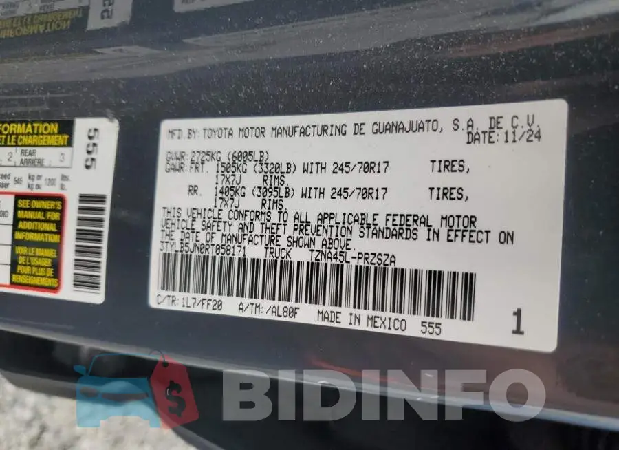 3TYLB5JN0RT058171 Photo# 12