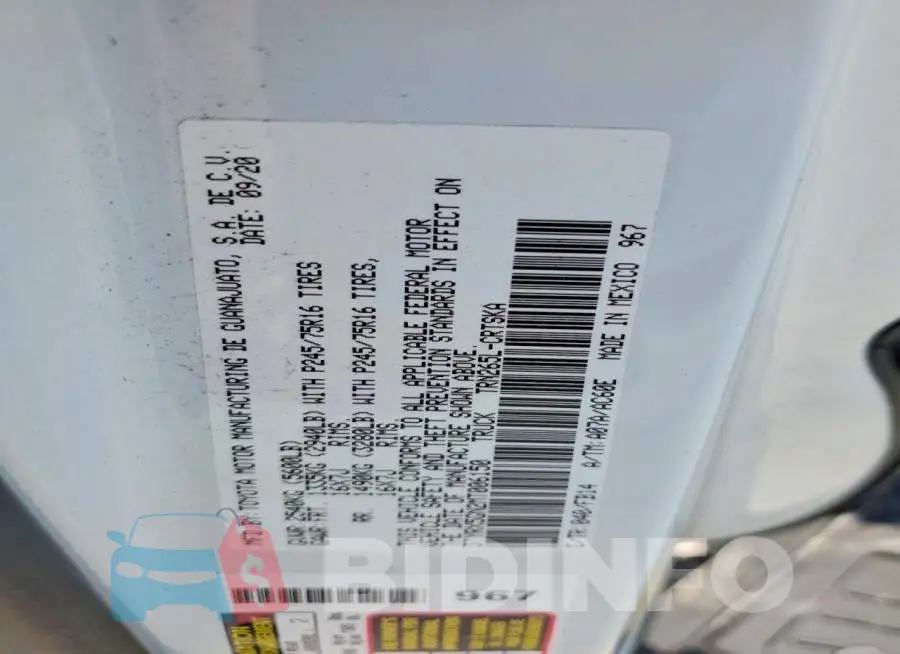 3TYRX5GN2MT006150 Photo# 12