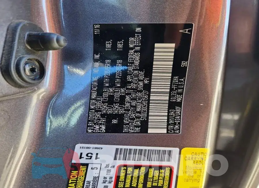 5TDDZ3DC5HS158727 Photo# 12