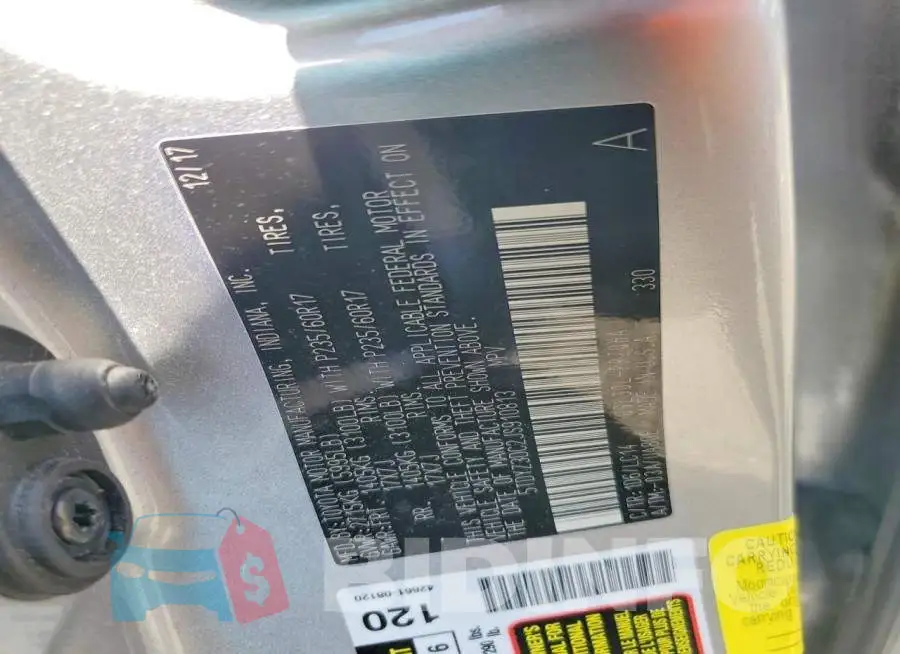 5TDYZ3DC2JS910813 Photo# 13