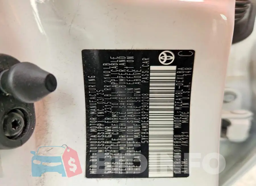 5YFB4MDE9SP290208 Photo# 13