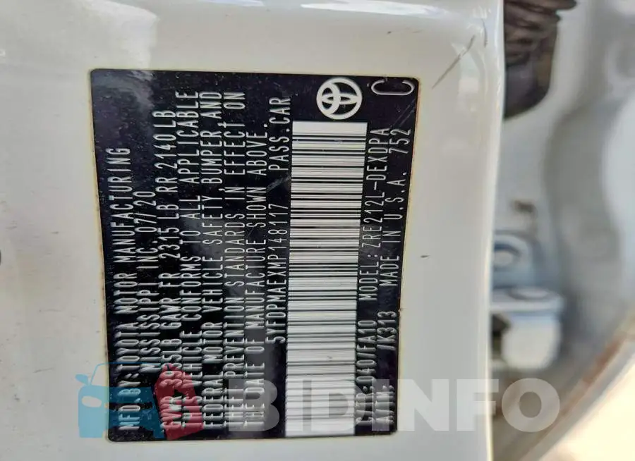 5YFDPMAEXMP148117 Photo# 12