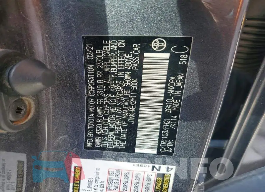 JTNKHMBX2M1115004 Photo# 13