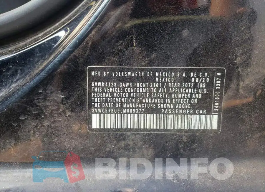 3VWC57BU9LM089377 Photo# 12
