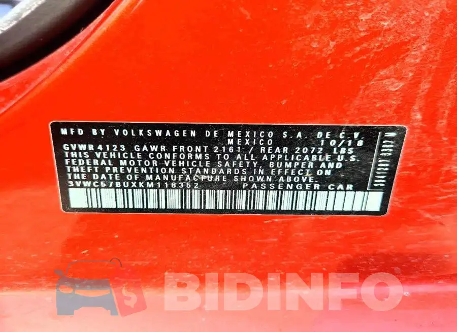 3VWC57BUXKM118352 Photo# 12