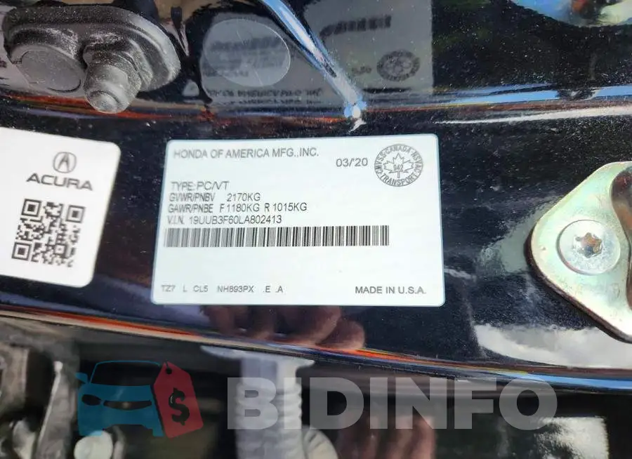 19UUB3F60LA802413 Photo# 12