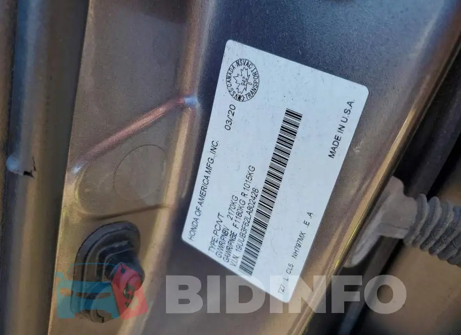 19UUB3F62LA802428 Photo# 12