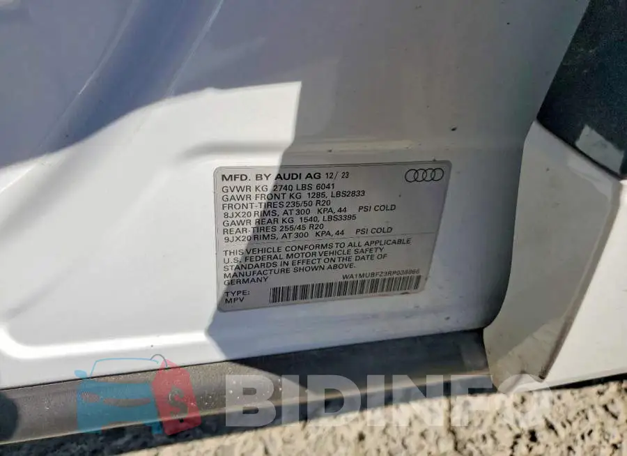 WA1MUBFZ3RP038666 Photo# 12