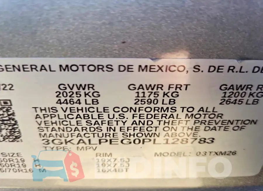 3GKALPEG0PL128783 Photo# 14