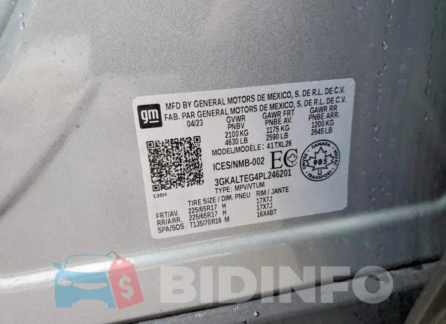 3GKALTEG4PL246201 Photo# 14