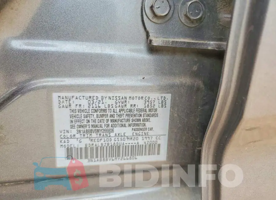 3N1AB8BV6MY266806 Photo# 13