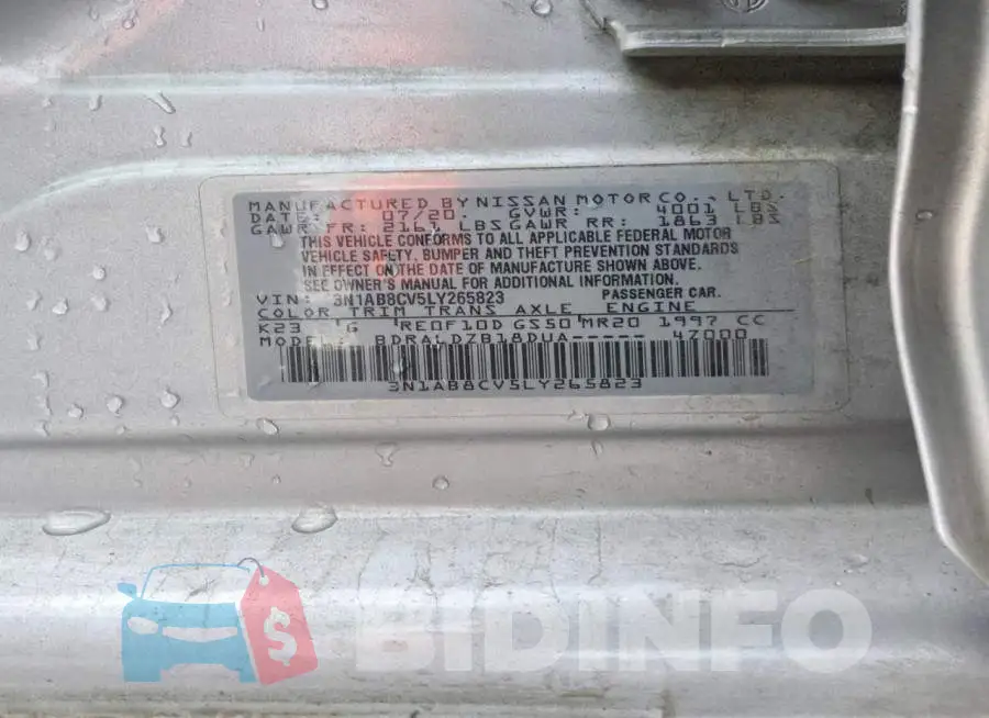 3N1AB8CV5LY265823 Photo# 12