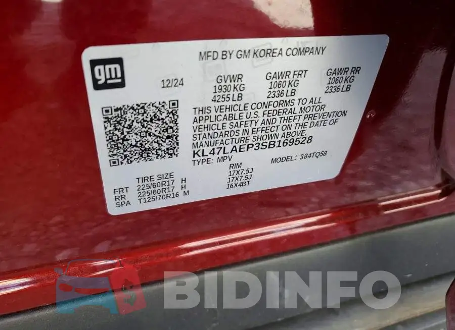 KL47LAEP3SB169528 Photo# 13