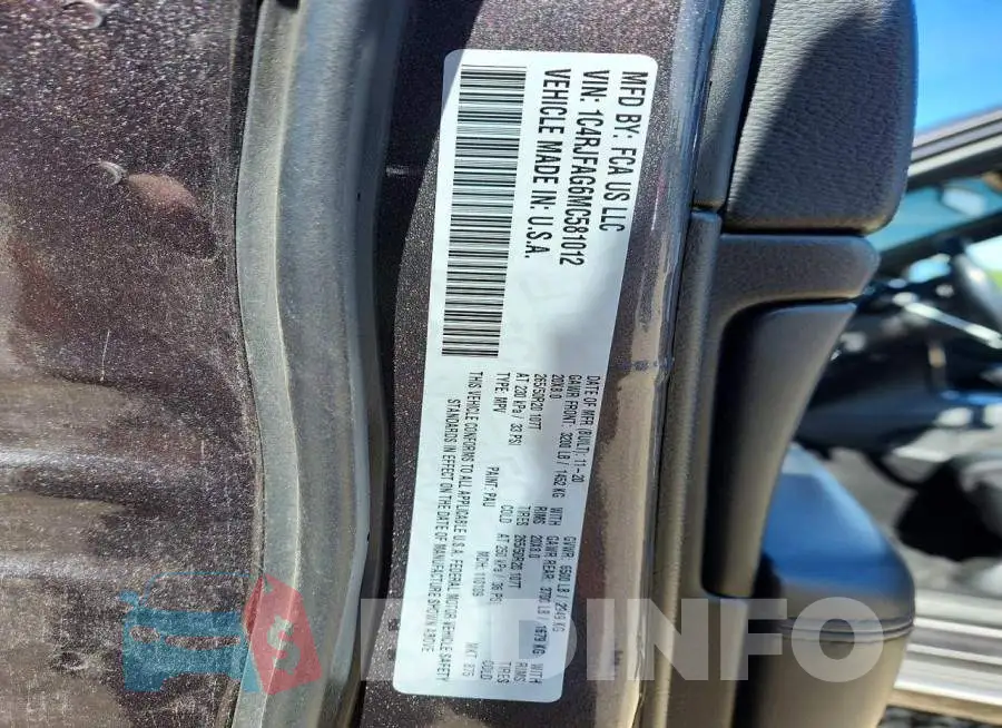 1C4RJFAG6MC581012 Photo# 13