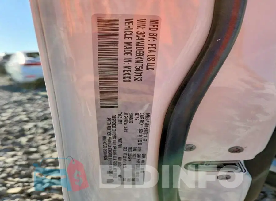 3C4NJDEBXMT540162 Photo# 13