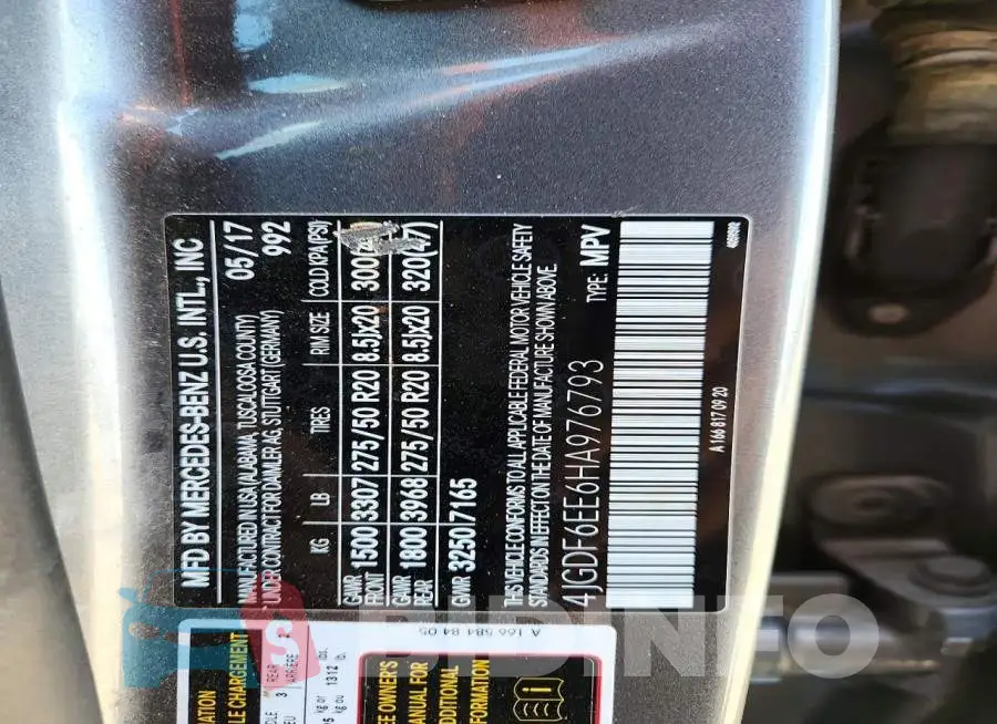 4JGDF6EE6HA976793 Photo# 13