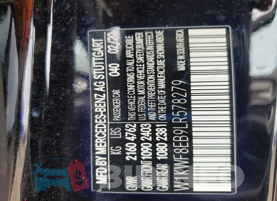 W1KWF8EB9LR578279 Photo# 12