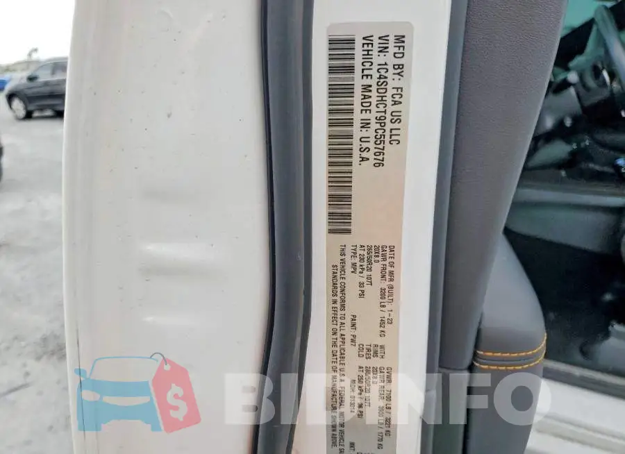1C4SDHCT9PC557676 Photo# 13