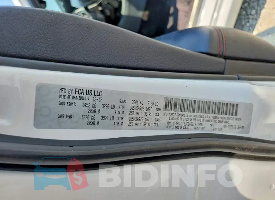 1C4SDJCT9JC248210 Photo# 13