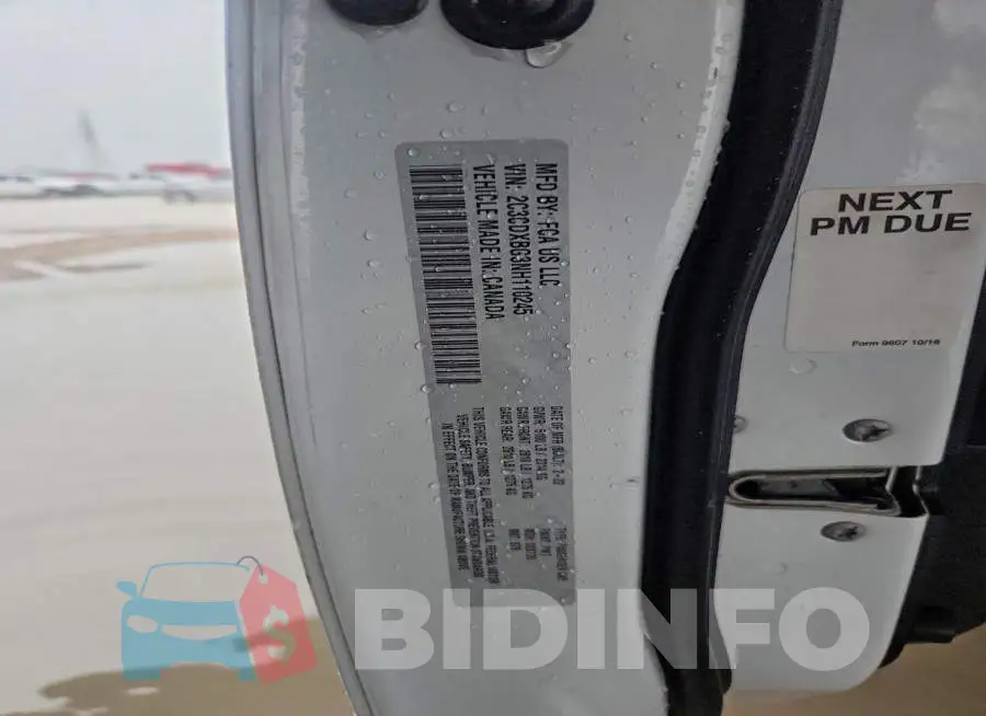 2C3CDXBG3NH110245 Photo# 13