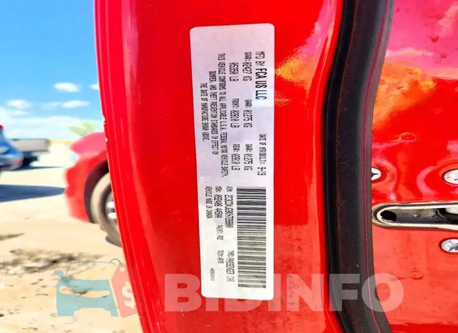 2C3CDXJG9KH728800 Photo# 12