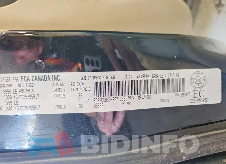2C4RDGBG0HR871335 Photo# 13