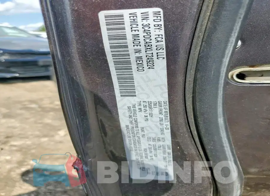3C4PDCABXLT249224 Photo# 13