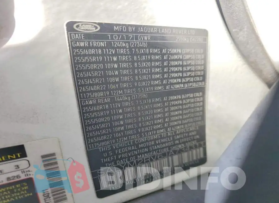 SALYM2RV6JA734311 Photo# 13