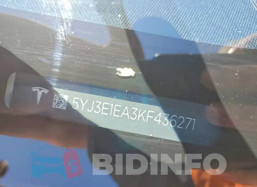 5YJ3E1EA3KF436271 Photo# 12