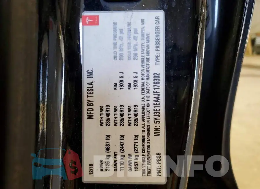 5YJ3E1EA4JF176302 Photo# 12