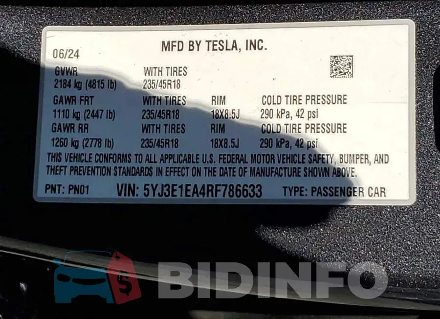 5YJ3E1EA4RF786633 Photo# 13