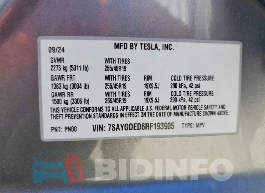 7SAYGDED6RF193905 Photo# 13