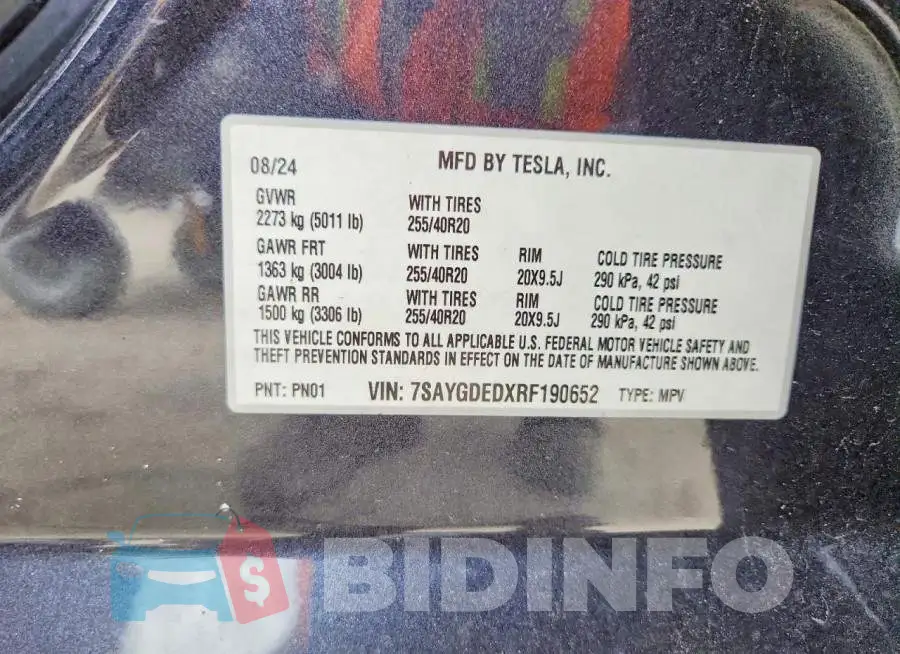 7SAYGDEDXRF190652 Photo# 13