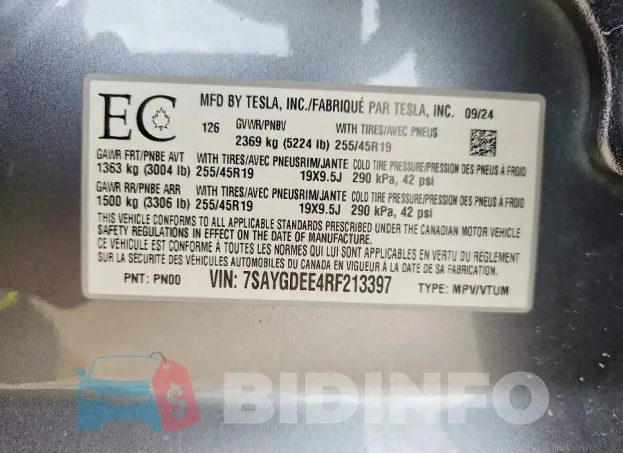 7SAYGDEE4RF213397 Photo# 13