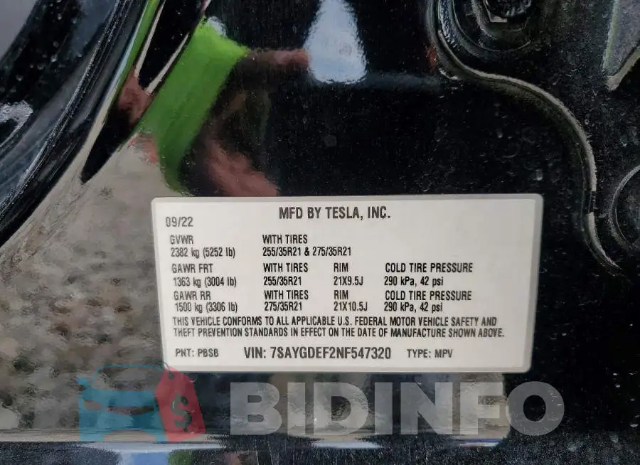 7SAYGDEF2NF547320 Photo# 13