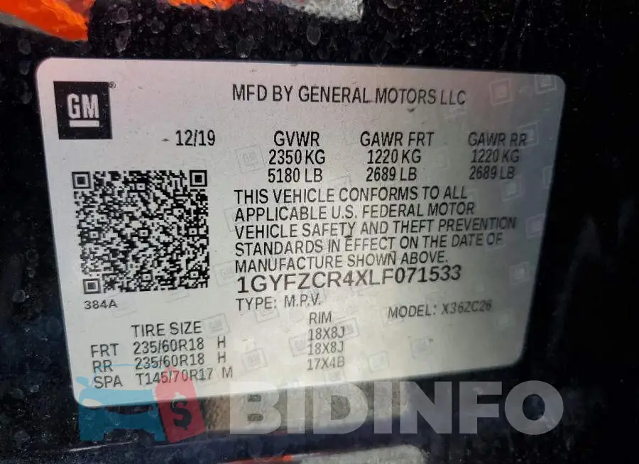 1GYFZCR4XLF071533 Photo# 13