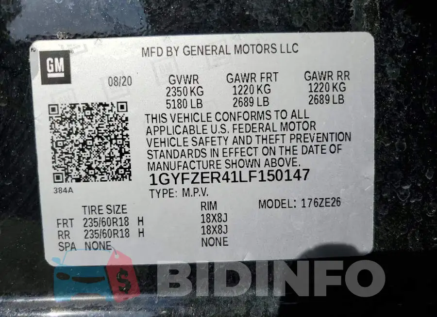 1GYFZER41LF150147 Photo# 14