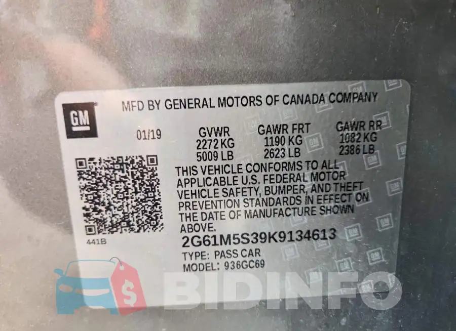 2G61M5S39K9134613 Photo# 13