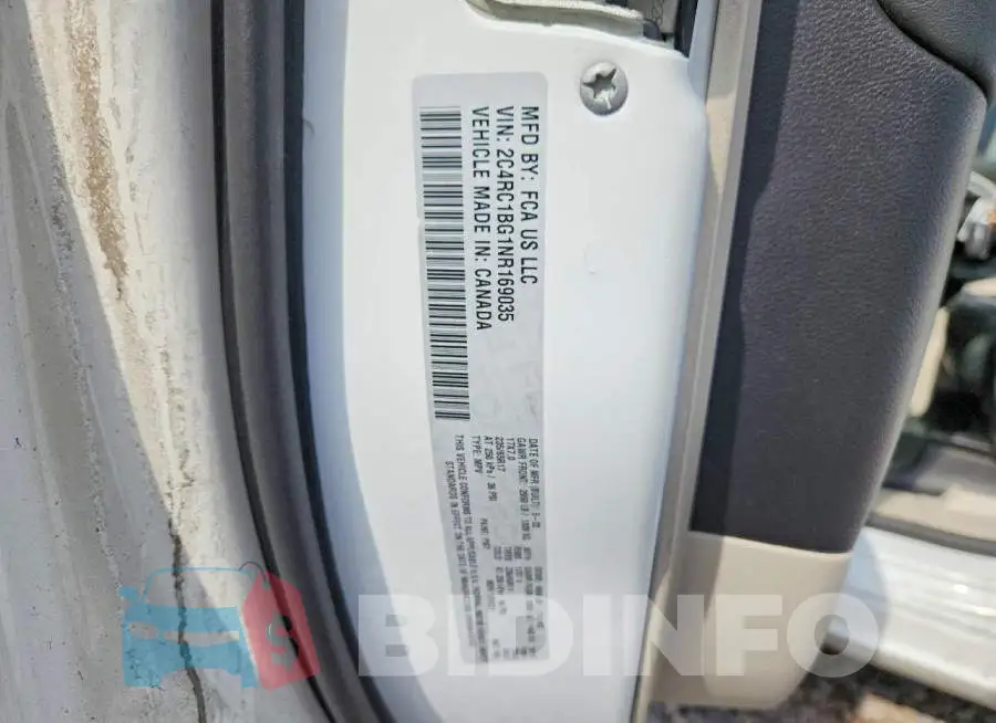 2C4RC1BG1NR169035 Photo# 13