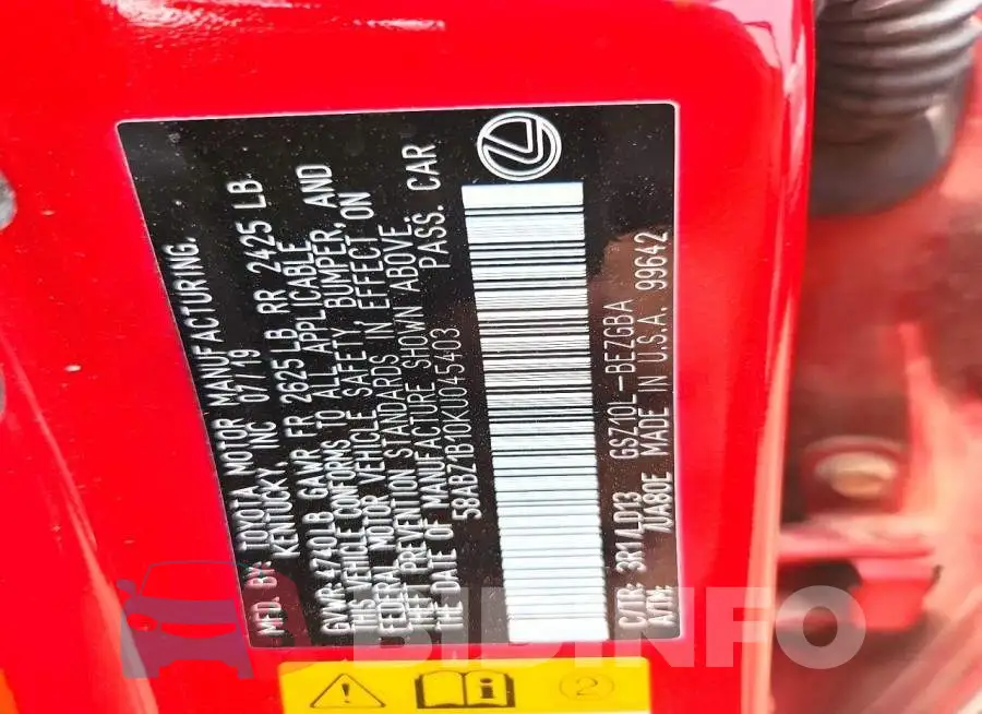 58ABZ1B10KU045403 Photo# 12