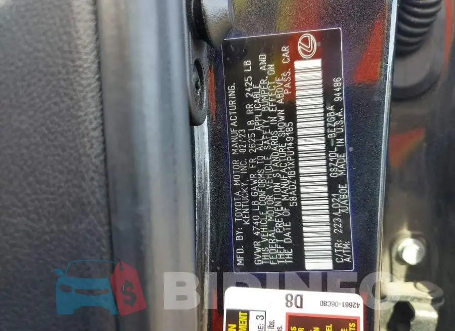 58ADZ1B1XPU149185 Photo# 12