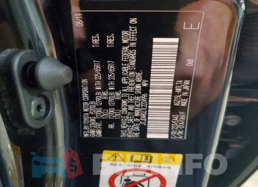 JTJDARDZ7L2224996 Photo# 13
