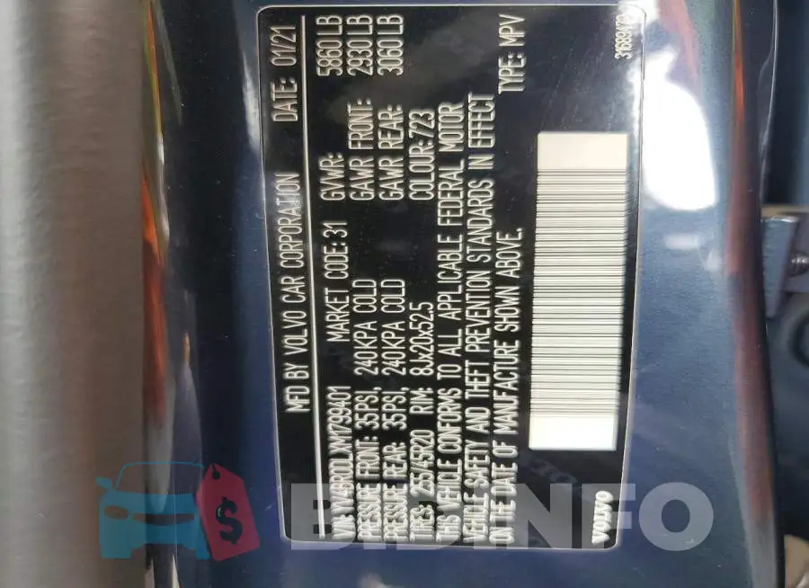 YV4BR0DLXM1799401 Photo# 13