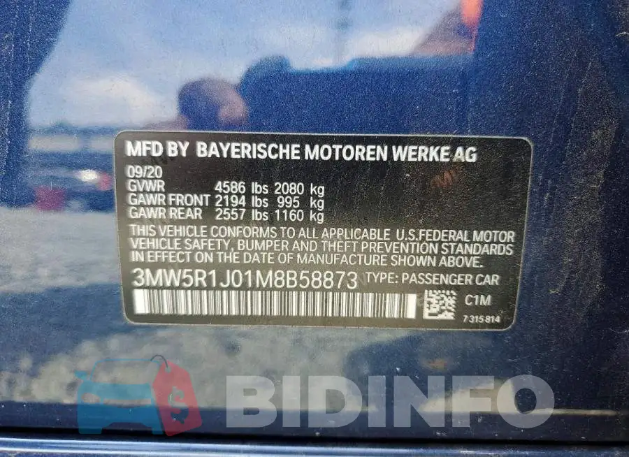3MW5R1J01M8B58873 Photo# 12