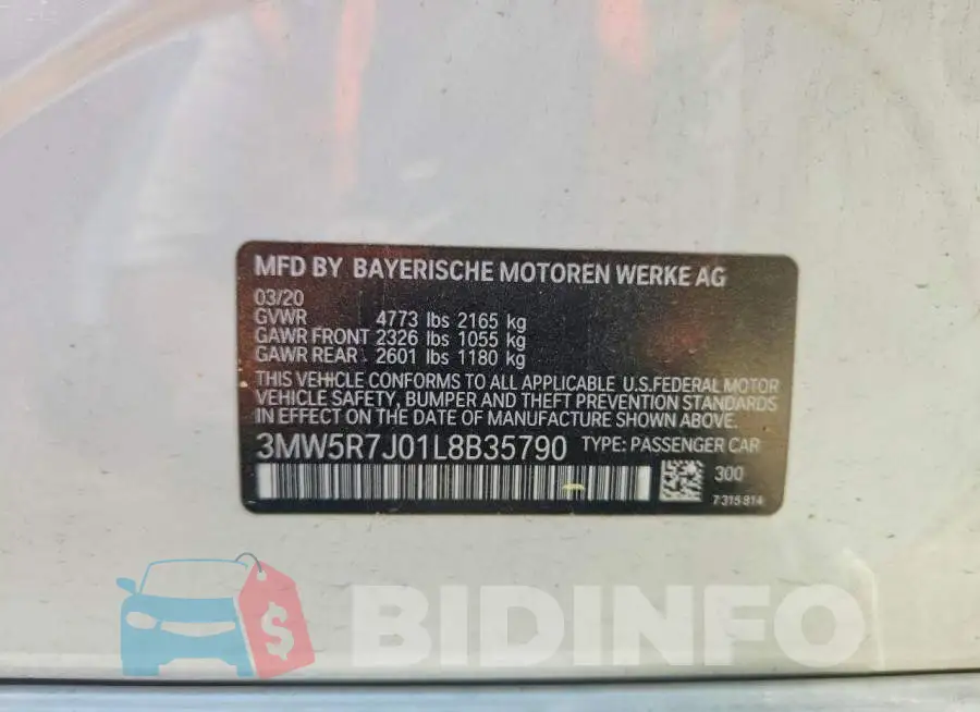 3MW5R7J01L8B35790 Photo# 12