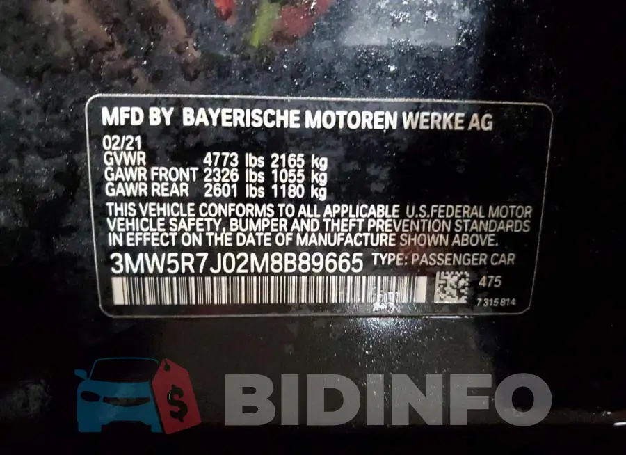 3MW5R7J02M8B89665 Photo# 12