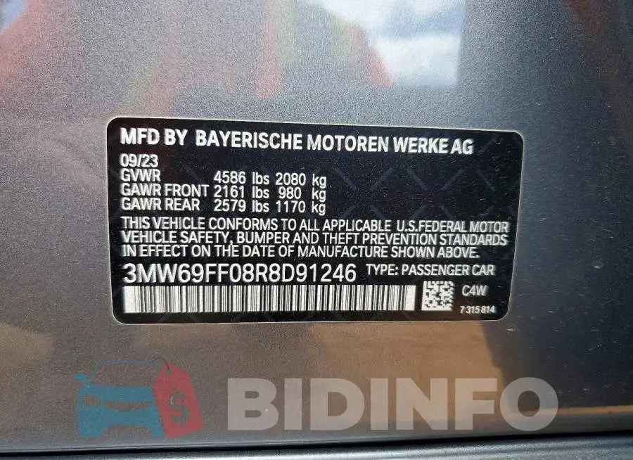 3MW69FF08R8D91246 Photo# 12