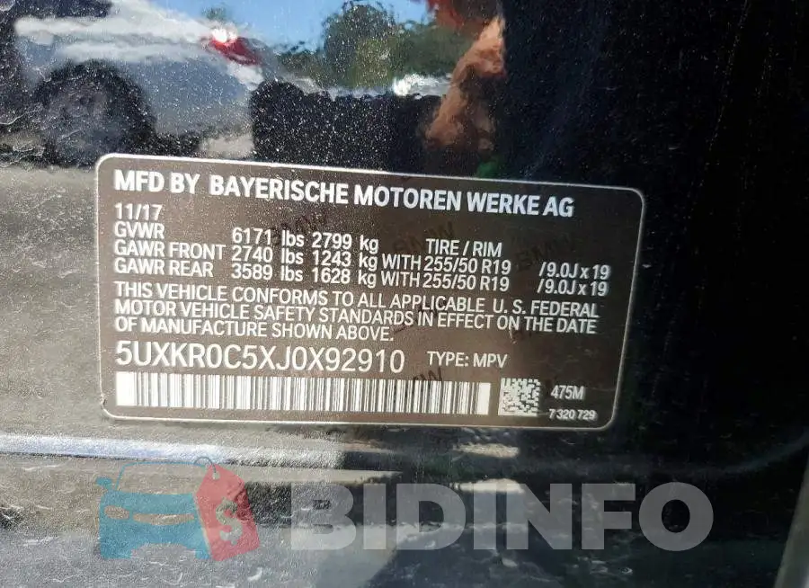 5UXKR0C5XJ0X92910 Photo# 14