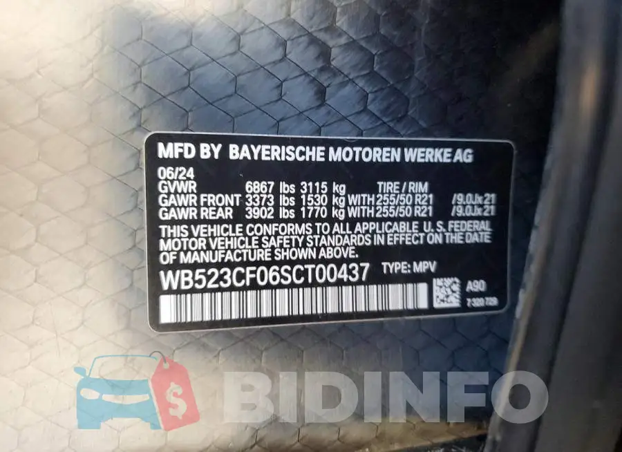 WB523CF06SCT00437 Photo# 13
