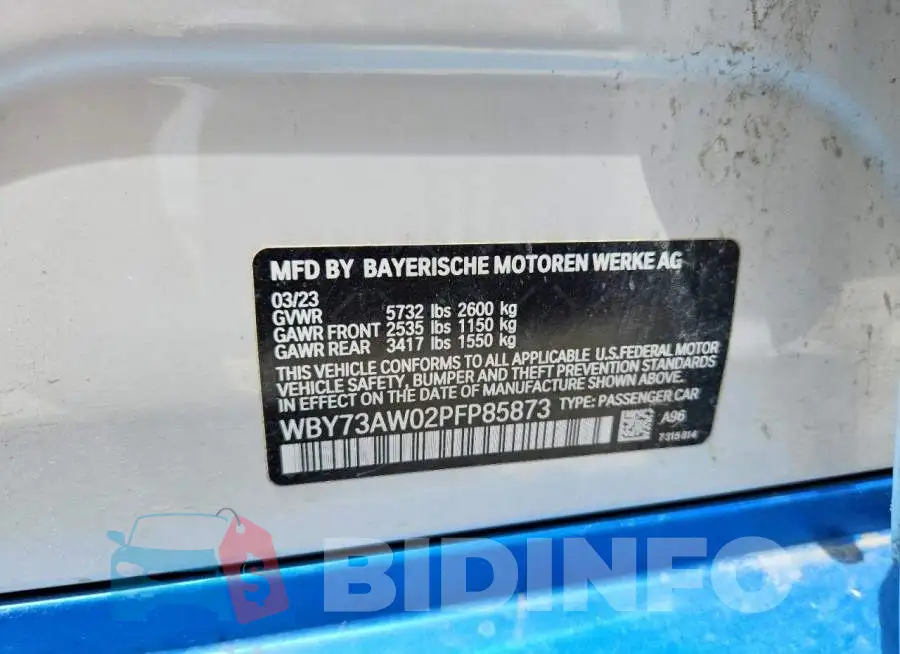 WBY73AW02PFP85873 Photo# 12
